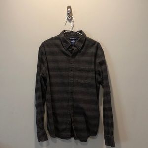 Large men’s flannel, grey and black from Old Navy